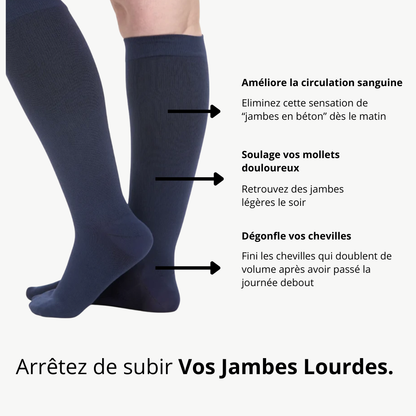 Chaussettes de contention larges Maisoya™ pour soulager la douleur