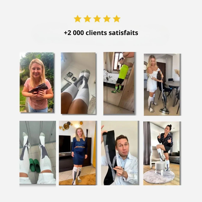 Maisoya - Chaussettes de contention pour jambes lourdes & douloureuses