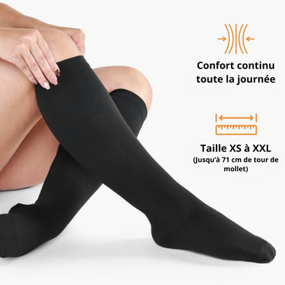 Chaussettes de contention larges Maisoya™ pour soulager la douleur