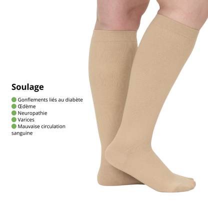 Chaussettes de contention larges Maisoya™ pour soulager la douleur