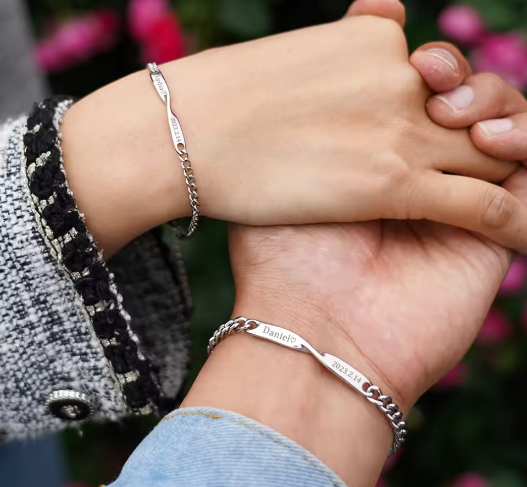 Ensemble de bracelets personnalisés - Cadeau parfait à offrir